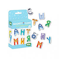 Детский набор магнитов "Магнитные буквы. Украинский" Mon Game 200211 (ROY/T-200211)