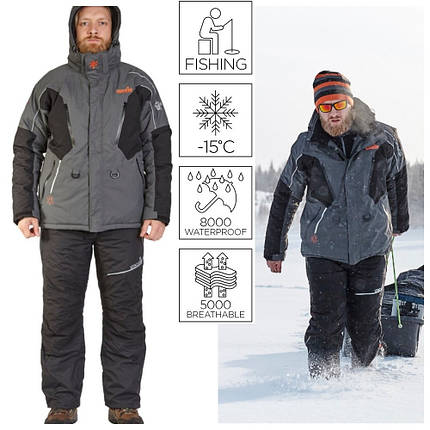Костюм зимовий риболовний Norfin Apex, S (44-46), фото 1