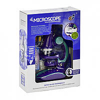 Микроскоп игрушечный С 2127 с аксессуарами (Фиолетовый) (ROY/T-С 2127(Violet))