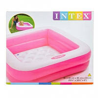 Детский бассейн для купания 57100 высота борта 18 см (Розовый) (ROY/T-57100(Pink))