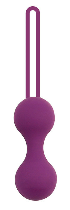 Вагінальні кульки Кегеля Even Balls тренажер для зміцнення вагінальних м'язів Фіолетовий Ellips