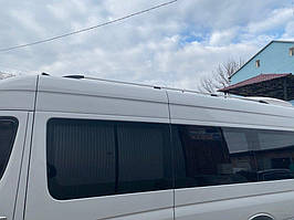 Iveco Daily 1999-2006 рр. Рейлінги DD (2 шт., алюм) 265 см, Хром TMR Рейлінгі Івеко Дейлі