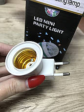 Світлодіодна лампа диско-шар LED full color rotating lamp для вечірок, дискотек, фото 5