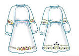 Схема для вишивання дитячої сукні "Волошки" і ''Братчики'' 3-5 років, фото 2