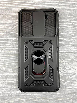 PC + TPU чохол Camshield armor для Xiaomi Redmi Note 9 / чорний, фото 2