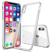 Прозрачный Чехол MultiCam iPhone XS (ультратонкий силиконовый)