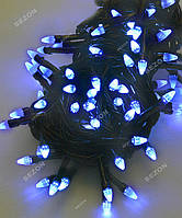 КОНУС 200 LED, синій (чорний провід)