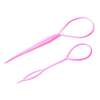 Петли для создания причесок Topsy Tail, набор из двух шт. розовые