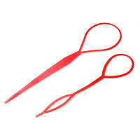 Петли для создания причесок Topsy Tail, набор из двух шт. красные
