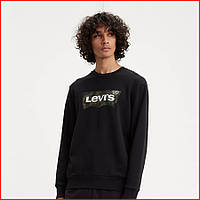 Толстовка с круглым вырезом и рисунком Levi's GRAPHIC CREWNECK SWEATSHIRT ОРИГИНАЛ M