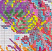 Набір для вишивання за нанесеною на канву схемою "Garland-Christmas App". AIDA 14CT printed, 43*36см, фото 7