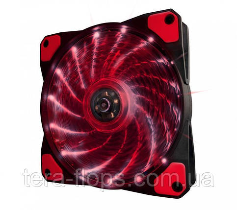 Вентилятор Frime Iris LED Fan 15LED Red OEM (FLF-HB120R15BULK) (D), фото 2