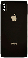 Задняя крышка iPhone X серая Space Gray в комплекте стекло камеры оригинал