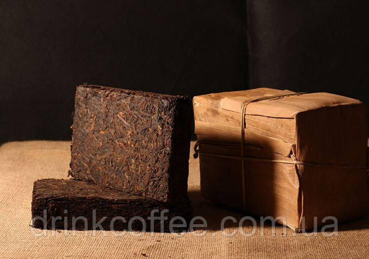 Цеглинка чай пуер, провінції Юньнань, 200g, 1970года., фото 1