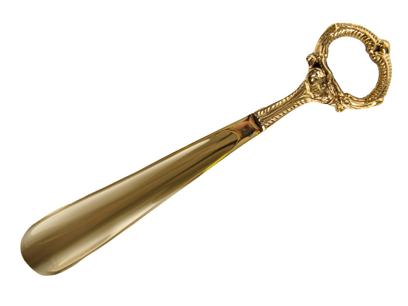 Ложка для обуви латунь 25 см 874-004 металлическая латунная из латуни ...