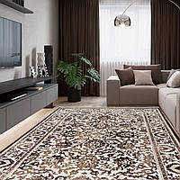 Турецкий ковер 200х300 см в гостиную, спальню, зал MEGA Beige 9840A