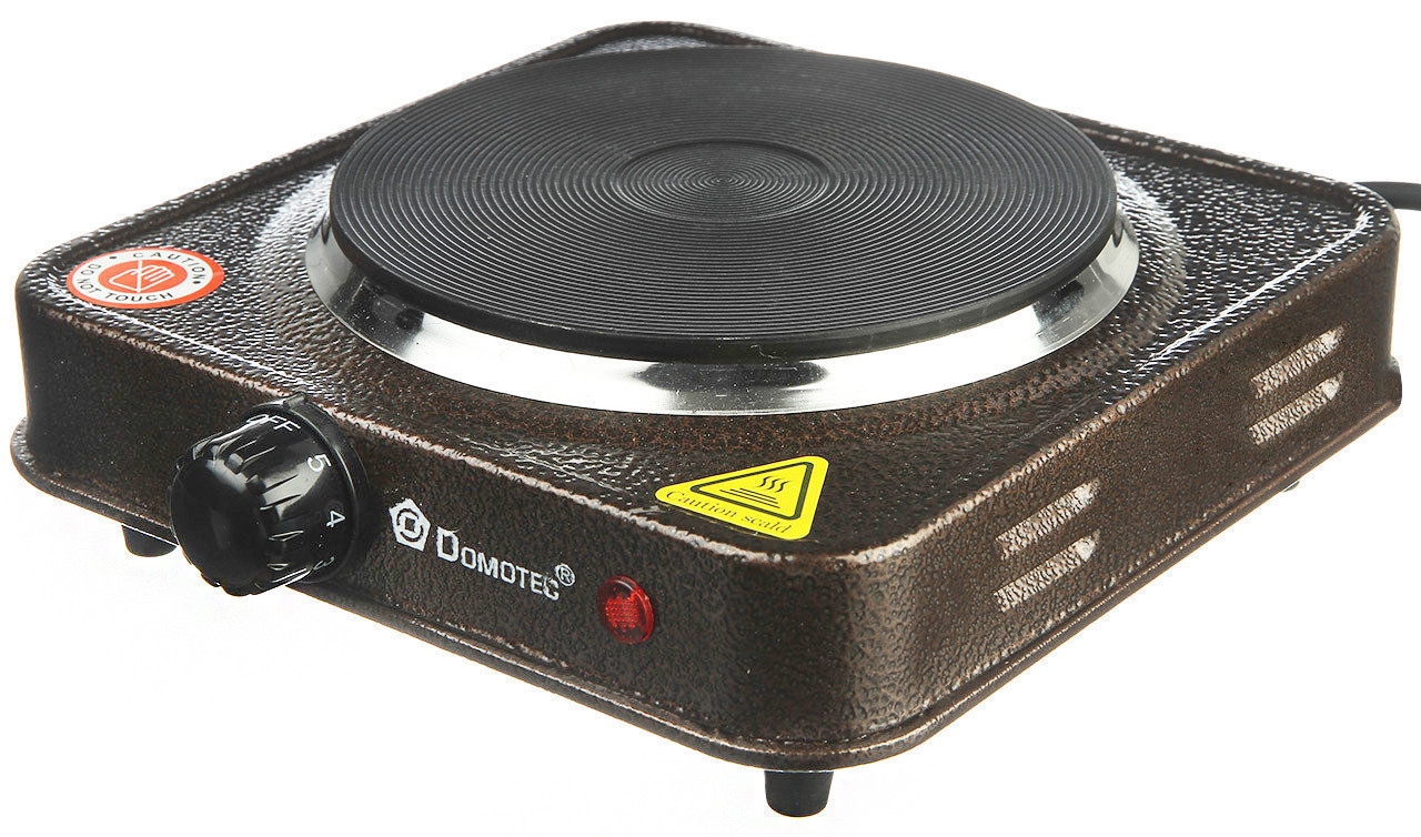 Електроплита Domotec MS-5821 плита настільна Grey (3028) JS