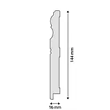 Плінтус МДФ ПП16145 розміри 2800x144x16мм, фото 3