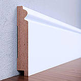 Плінтус МДФ Білий французький розміри 2070x110x16мм, фото 2