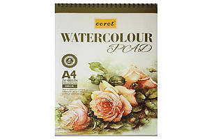 Альбом для акварелі А4 24арк на спіралі 180г/м2 ООПТ