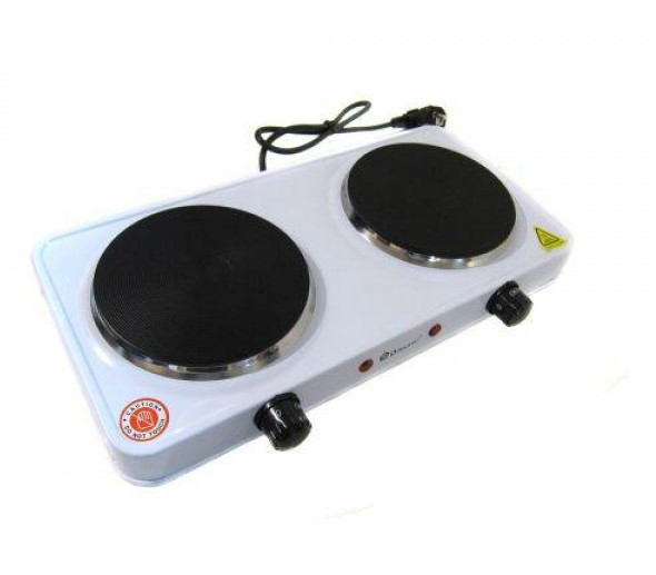 Електроплита DOMOTEC MS-5822 (дискова на 2 конфорки/2Д)