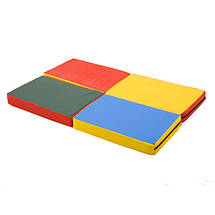 Мат для шведської стінки дитячий мат гімнастичний для спортивного куточка SportBaby «П'ятнашка» 120 х 80 x 8 см, фото 2