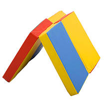 Мат для шведської стінки дитячий мат гімнастичний для спортивного куточка SportBaby «П'ятнашка» 120 х 80 x 8 см, фото 4