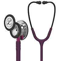 Стетоскоп Littmann Classic III Сливовый с зеркальной акустической головкой и розовым стеблем