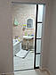 Розсувні двері в ванну з матовим склом і доводчиками, фото 2