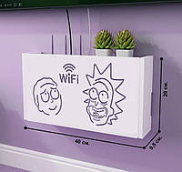 Настенная коробка для роутера Wi-Fi Полка Рик и Морти