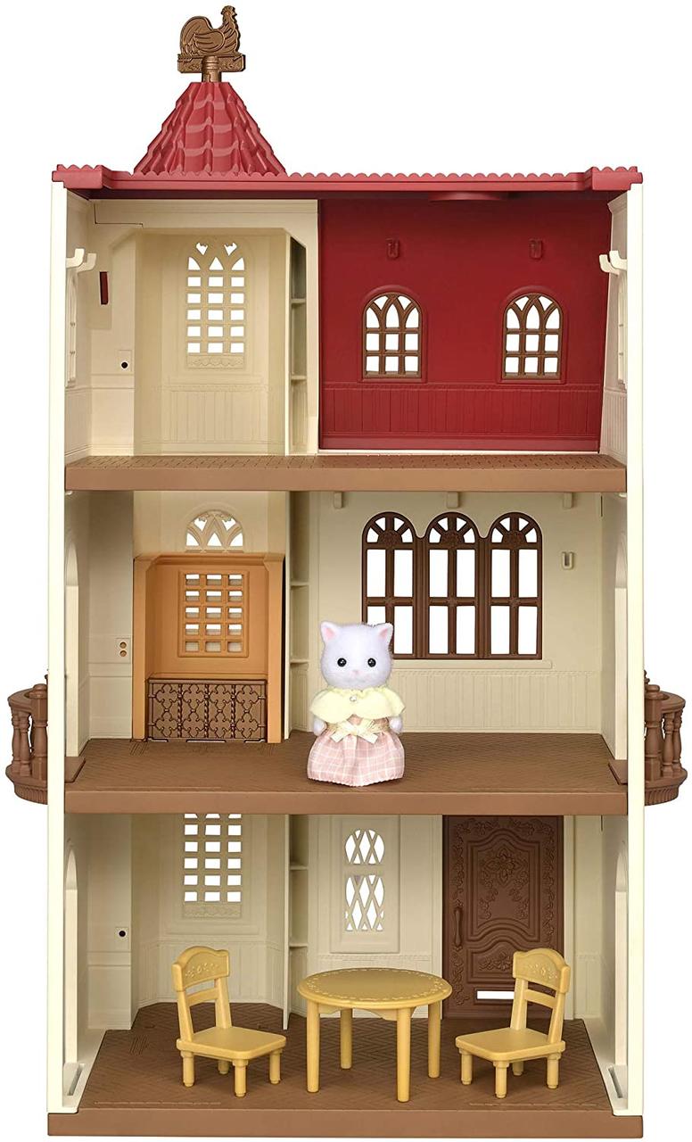 Sylvanian Families Триповерховий будинок із ліфтом і фігуркою кішки 5493