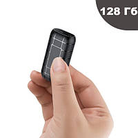 Диктофон мініатюрний з активацією голосом Yescool A50+, SD до 20 днів запису з кліпсою та магнітом 128 Гб