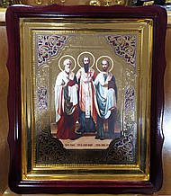 Ікона трьох великих проповідників 40х35см