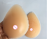 Силіконовий екзопротез для грудей.Протез молочної залози силіконовий після мастектомії 400 г/шт., фото 5