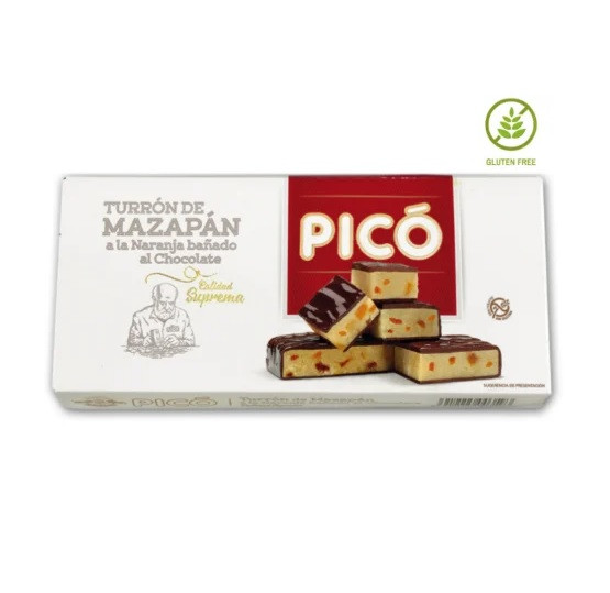 Туррон Піко Марципан Без Глютену Turrón de Mazapan Pico 200 г Испаниям (опт 3 шт), фото 1