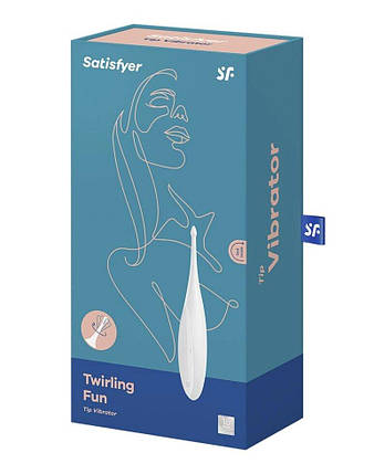 Вібратор для Clitoris Ratosyer Twirling Fun White, фото 3
