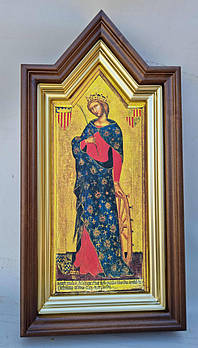 Кіот готичний з внутрішньою рамою під золото для ікони