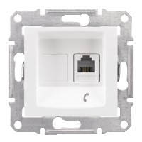 Розетка Schneider-Electric Sedna Телефонна RJ11 біла (SDN4101121)