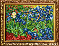 Іриси. Ван Гог. Схема для вишивки бісером ТМ Коник. 29 х 39 див. Нік 1273