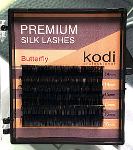 Вії для нарощування Kodi Eyelashes В 0.15 (6 рядів: 14/15/16 мм мм)