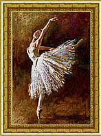 НИК-9840 Балерина. Схема для вишивки бісером ТМ Коник. 29 х 39 див.