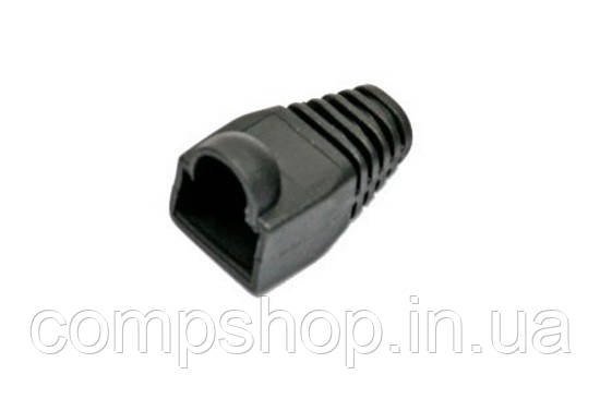Ковпачок ізолюючий RJ 45 #T8TR Чорний (100 шт/уп) (код 131034)