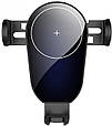 Автотримач з бездротовою зарядкою для смартфону Colorway AutoSense Car Wireless Charger 15 W Black, фото 2