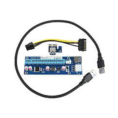 Додатковий модуль для відеокарти Gembird RC-PCIEX-03 Райзер-карта розширення PCI-Express інтерфейсу (код