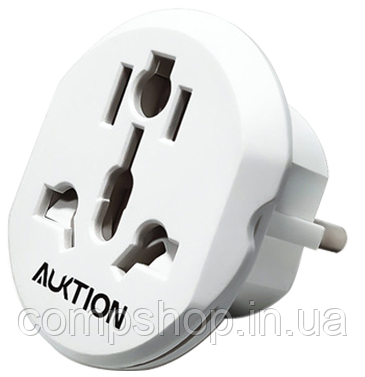 Адаптер 120-250V Universal->EU Plug, білий (код 115726)