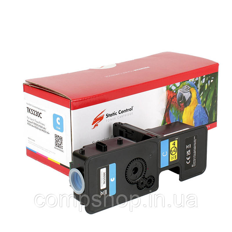 Картридж Kyocera TK-5230C (EcoSys-M5521, EcoSys-P5021)  Cyan  2.2kpg  *Static Control Parrot (код 123701)