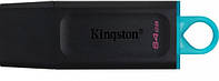 Накопичувач USB Flash drive Kingston DataTraveler Exodia 64GB (Black + Teal) (USB3.2) (код 116324)