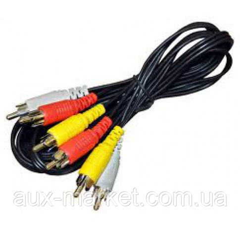 Шнур 3RCA-3RCA 1.5м