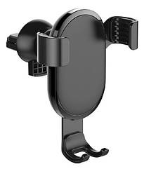 Автотримач для смартфону Colorway Metallic Gravity Holder Black Універсальний (CW-CHG01-BK)  (код 120078)