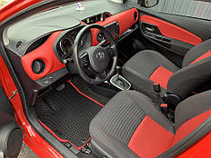 Наши коврики ЕВА в салоне Toyota Yaris '11-19   1